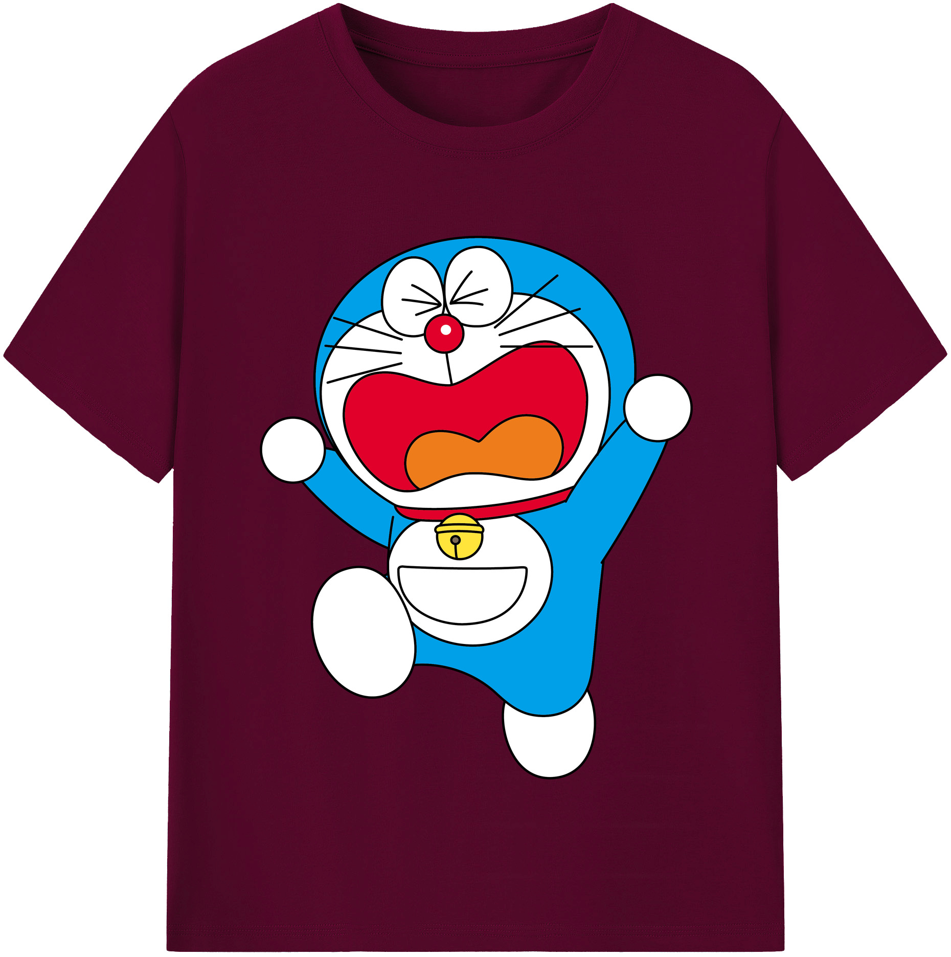 （画像用） ドラえもん Doraemon レディースカジュアルプリントTシャツ（綿100％）